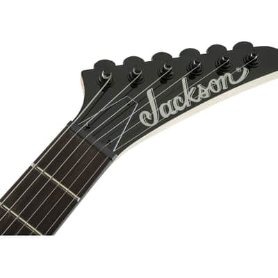 Used Jackson JS Series Dinky JS11 - Gloss Black w/Amaranth FB image 10