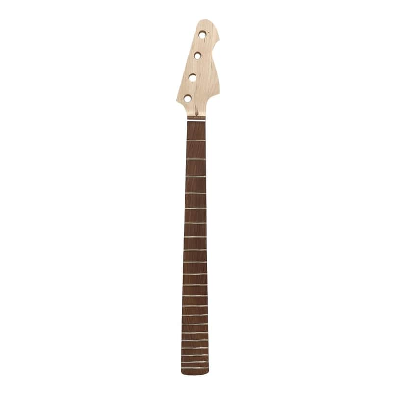Replacement Bass Guitar Neck 21 Fret 30 Inch Scale, Maple with Rosewood Fretboard,42mm Nut Width, Bolt-On Heel image 1