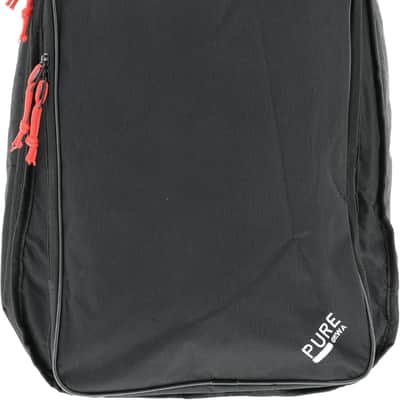GEWA Gig-Bag Pure Series acoustic guitar bag 20 mm padding, backpack strap Black image 3