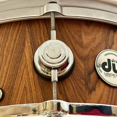 1-of-1 Custom DW 5”x13” Colombian Rosewood Stave Shell Snare Drum w Die Cast Hoops image 11
