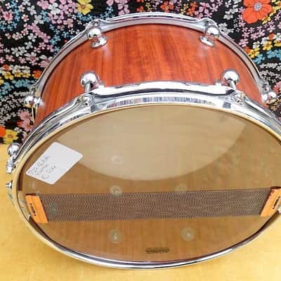 JOSHUA TREE 14"x7" Bubinga Custom Snare, usato. image 5