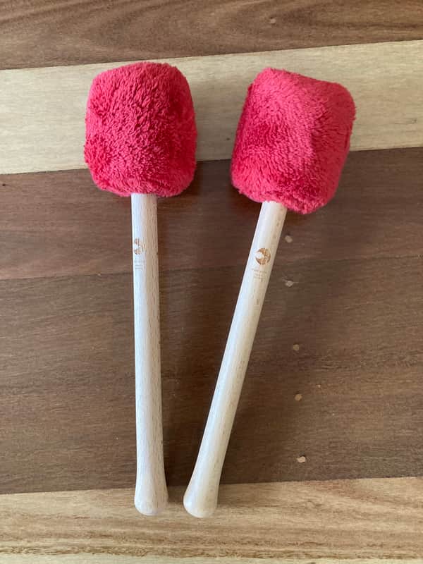 Olli Hess M174 Soft Gong Mallets (Medium) image 1