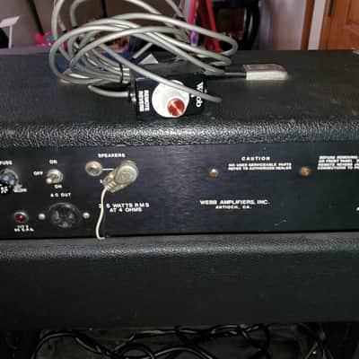 Webb 614-E Steel Guitar  Amp Amplifier  Webb image 3