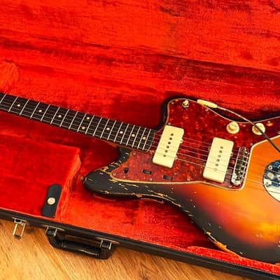 Fender Jazzmaster 1962 Sunburst - cool and completely original vintage guitar - check video! image 25