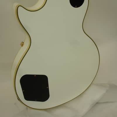 2015 Epiphone Les Paul Custom Pro Electric Guitar, Gold Hardware, Alpine White image 12