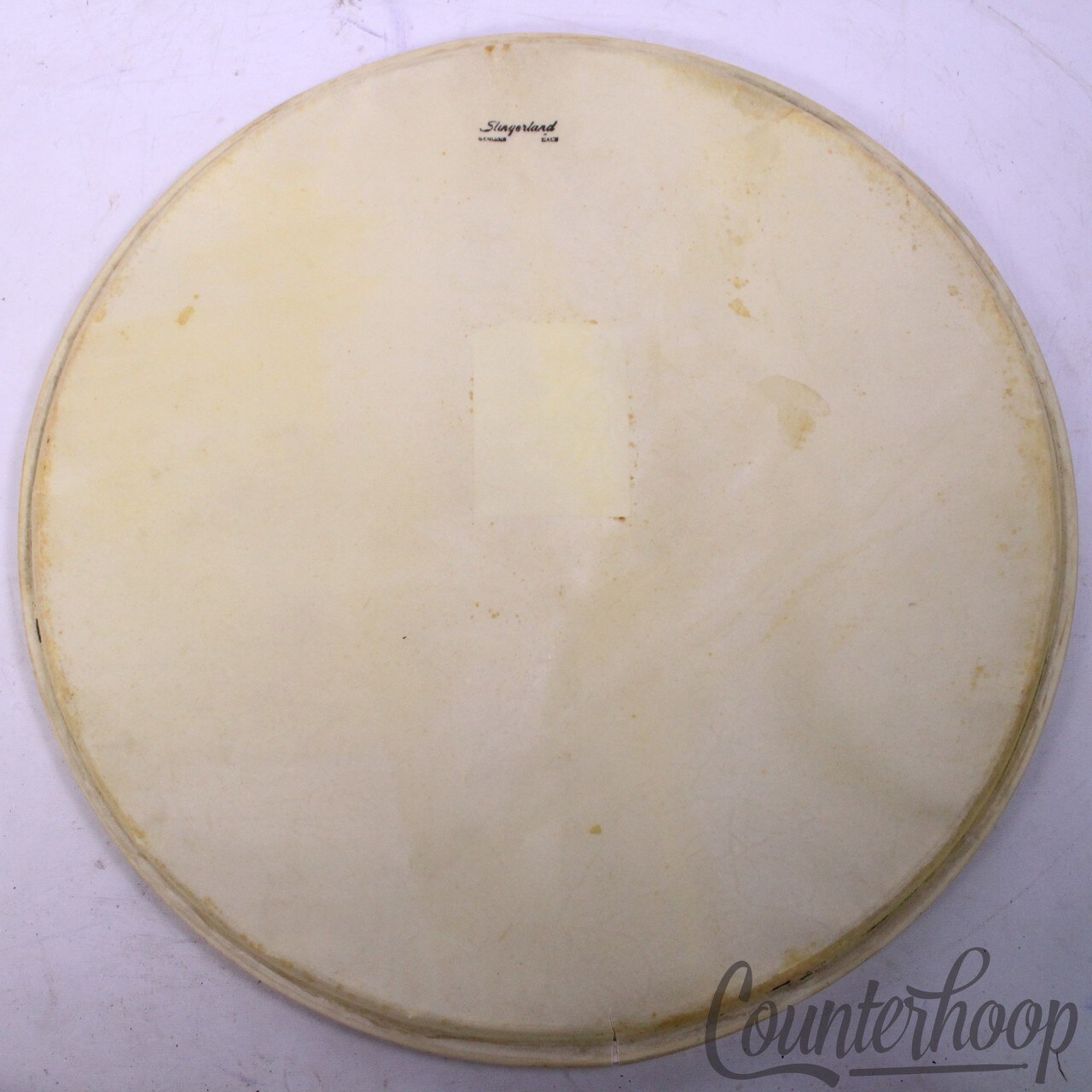 Slingerland 20"Bass Drum Calf Skin Head Logo Batter Sound King Vintage 60s USA* — main photograph