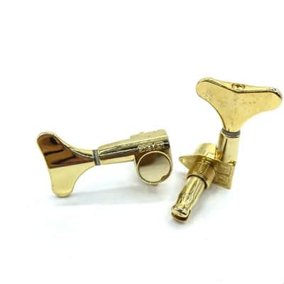 Gold Grover 4 String Bass Machine Heads Tuning Pegs 2R+2L image 18