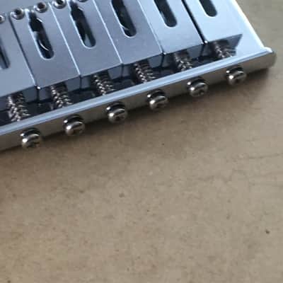 Lefty Modern FENDER Gotoh MIJ 6 Saddle Guitar Bridge Genuine Tele NOS Relic Left image 7