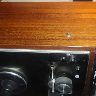 WORKING TEAC A-4010SL 1/4" 2-Track Reel to Reel Tape Recorder 1970s - Silver image 1