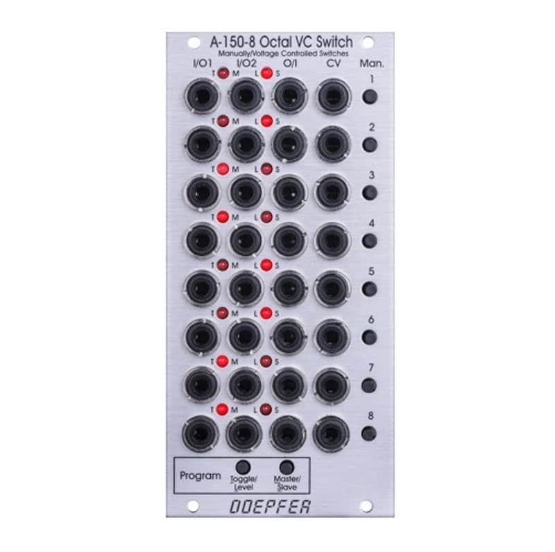 Doepfer - A-150-8: Manual/Voltage Controlled Programmable Switches image 1