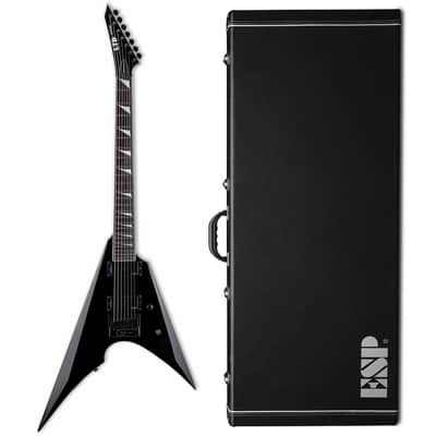 ESP LTD Arrow-1007 Baritone Evertune 7-String Electric Guitar Black + Hard Case B-Stock LARROW1007BETBLK image 1