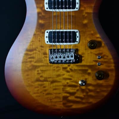 PRS S2 Custom 24-08 Quilt Top Satin Nitro Dark Cherry Sunburst #158 2024 image 3