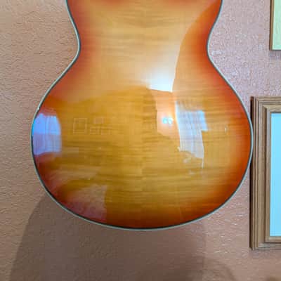 D'Angelico D'Angelico Premier Mini DC XT Semi-hollowbody 2024 - Honey Burst image 4