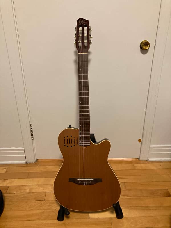 Godin Multiac Encore SG Nylon Classical with Electronics 2010s - Semi-Gloss Natural image 1