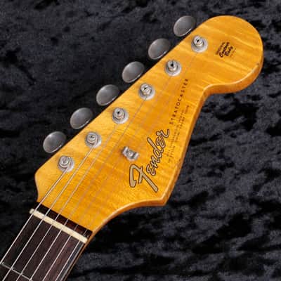 FENDER CUSTOM SHOP 1965 Stratocaster Journeyman Relic Aged Burgundy Mist Metallic [CZ541004] (09/11) image 9