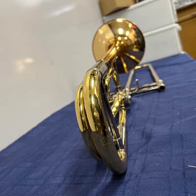 Used Yamaha YSL-682G Large Bore Tenor Trombone w/ F Attachment with Case and Mouthpiece Just Serviced image 9