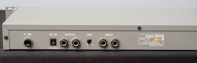 Vestax DSG 200 Digital Delay / Loop Sampler - Rare 1U Rack Mount