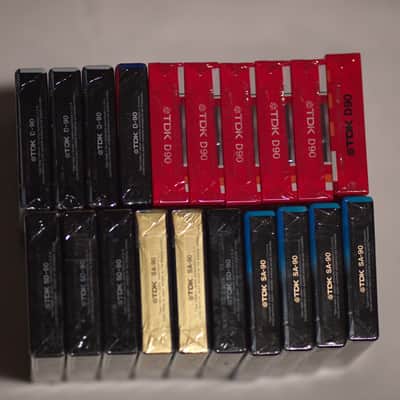 Vintage / High Quality Sealed TDK Cassette Tapes D90, SD90, SA90 image 6