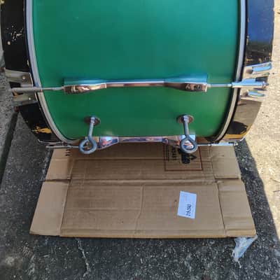 14"(Depth)x 18"(Diameter) Marching Bass Drum - Green image 3