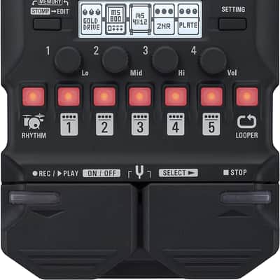 Zoom G1 FOUR Guitar Multi-Effects Processor Pedal, With 60+ Built-in effects, Amp Modeling, Looper, Rhythm Section, Tuner, Battery Powered image 2