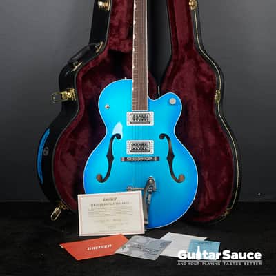 Gretsch G6120T-HR Brian Setzer Hot Rod Hollow-Body Bigsby Candy Blue Burst (Cod.1703UG) image 21