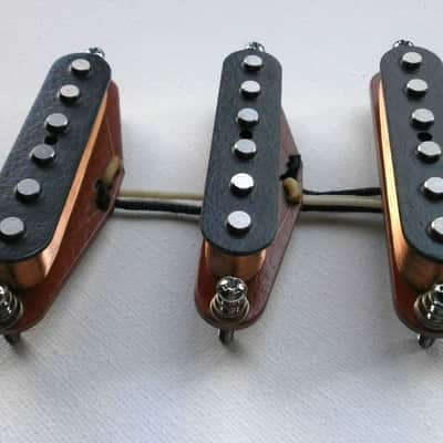 Stratocaster A5 Super Twang Custom Strat Pickups SET Vintage Hand Wound by Q pickups image 2