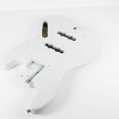 1972 Vintage Fender Jazz Bass BODY White Re-fin 1970s USA Guitar image 3