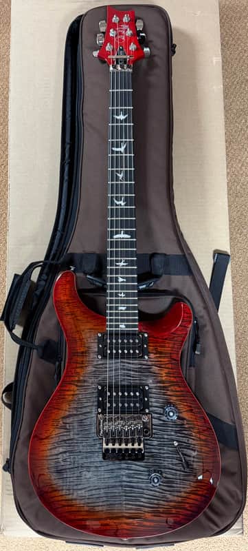 PRS SE Custom 24 Floyd Electric Guitar 2025 - Charcoal Cherry Burst image 1