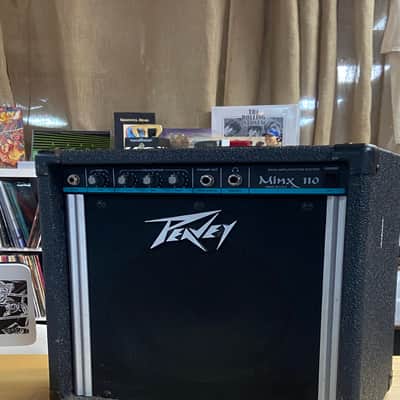 Peavey Minx 110 Bass Combo Teal Stripe Late 80's - Early 90's image 1