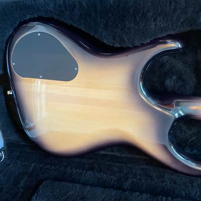 1990 Alembic Elan 4 String Bass - Quilted Maple Burst-Mint image 8