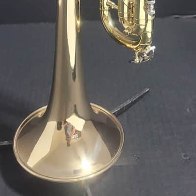 Bach Stradivarius 43G Bell Trumpet, 2 Mouthpieces &2 handle hardwood case. - Clear Lacquer image 11