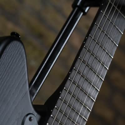 ESP LTD Alex Wade AW-XJ7 Baritone Evertune - Black Open Grain Satin - Demo image 9