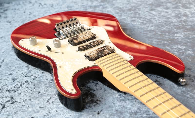 Selva SST-600 2013 Super Strat Red Floyd Rose Coil Tap | Reverb
