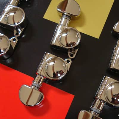 Grover 205-18N Mid-Size Rotomatic 3 x 3, Tuning Machines, Nickel image 3