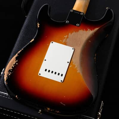 FENDER CUSTOM SHOP Limited 1964 L-Series Stratocaster Heavy Relic Target 3-Tone Sunburst [L11576] (06/22) image 6