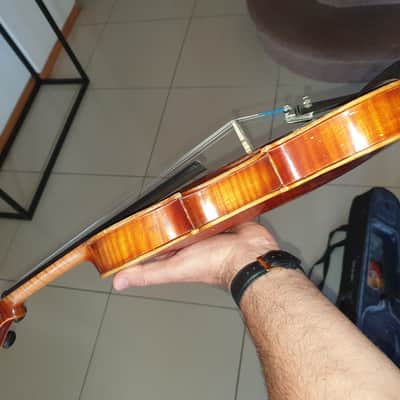 Vintage Violin Antonius Stradiuarius Cermonensis 996 Faciebat Anno1720 Natural Stain image 7