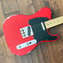 Suhr Custom Classic T Antique Electric Guitar Fiesta Red Maple Neck 23504