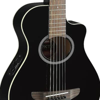 Yamaha APXT2 3/4 Size Acoustic/Electric Cutaway Guitar - Black image 5