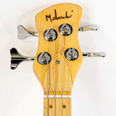 Malinoski Nero Bass #398 – 30" Short Scale Hollowbody with Handwound Type14HB Pickups image 11