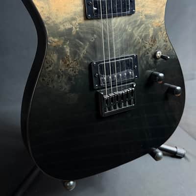 Schecter PT Standard Electric Guitar Black Fade Burst Burl Finish image 3