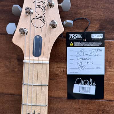 2024 PRS John Mayer Signature Silver Sky Venetian Blue 0390264 image 5