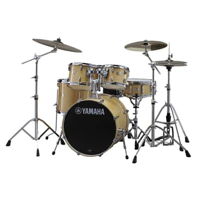 Yamaha Stage Custom Birch 5pc Drum Set w/22BD & 680 Hardware Natural Wood image 1