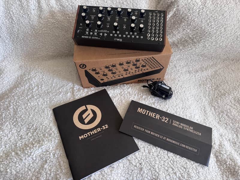 Moog Mother-32 Tabletop / Eurorack Semi-Modular Synthesizer Studio Kept image 1
