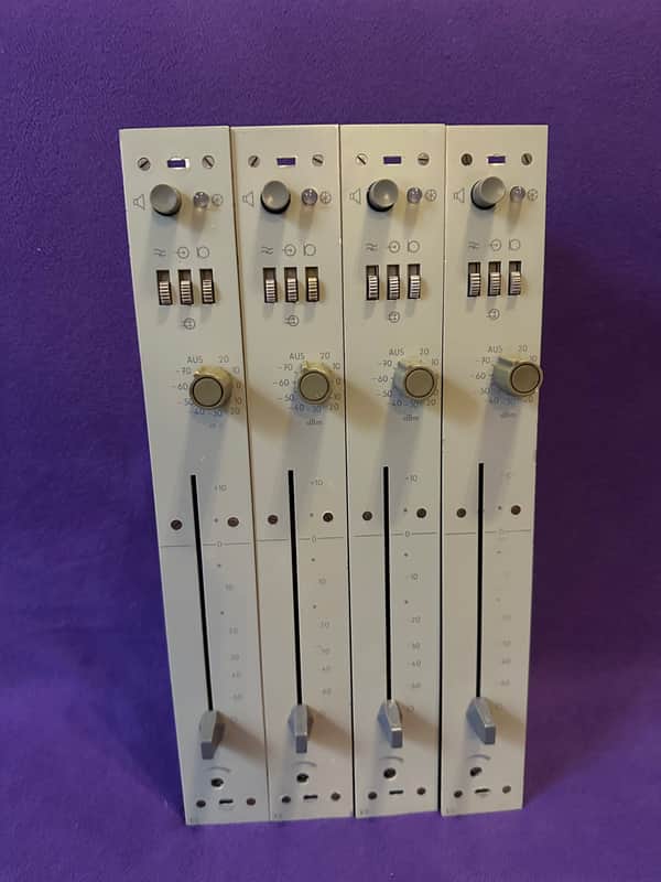 Ultra-rare! 4x vintage RFT RFZ KV Channelstrip East German V676! Fully discrete, transformer balanced, insane 80dB Gain for ribbons! MV810 successor! image 1