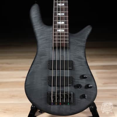 Spector Euro 5 LX Neck-Thru 5-String EMG Bass – Trans Black Stain Matte image 2