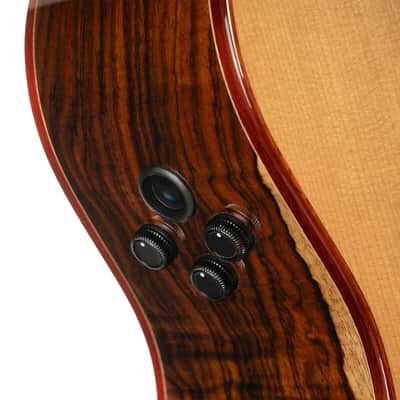 Cort GOLDA10 Gold Series A10 Cocobolo Grand Auditorium Acoustic Electric Guitar image 11