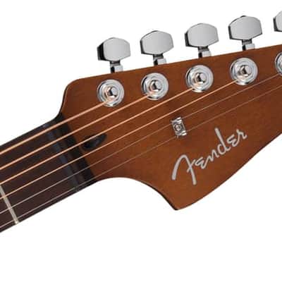 Fender Acoustasonic Standard Jazzmaster - Aged Natural image 5