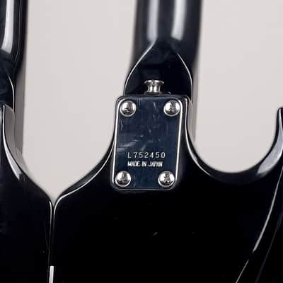 1975 Black Ibanez 2402 "Spot" Model "Experimental" Model Splittable Double Neck 3 Made w/OHSC image 9