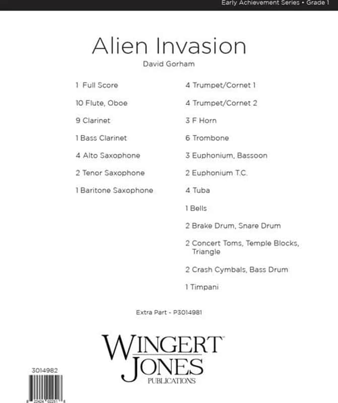 Alien Invasion - Full Score image 1