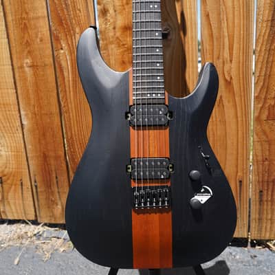 Schecter DIAMOND SERIES C-1 Rob Scallon Satin Dark Roast 6-String Electric Guitar 2023 Model Closeout image 7